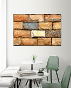 Obraz so vzorom tehly